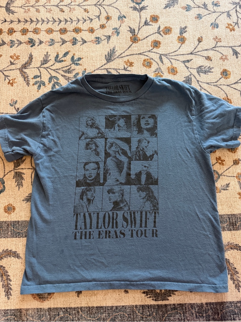 Taylor Swift Blue Short Sleeve The Eras Tour Graphic Tee
